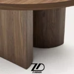 میز چوبی چهارنفره گیرشا