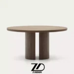 میز چوبی چهارنفره گیرشا