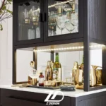 کافی بار چوبی و حصیری آﺳﺎک