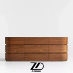 کنسول چوبی آرام