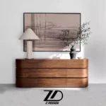 کنسول چوبی آرام