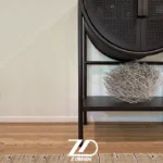 کنسول چوبی و حصیری آذرخش