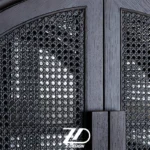 کنسول چوبی و حصیری آذرخش