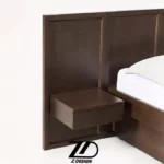 تخت دونفره چوبی نویان