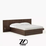 تخت دونفره چوبی نویان