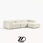 مبل راحتی چوبی نیلماه