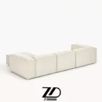 مبل راحتی چوبی نیلماه