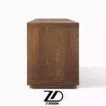 میز تلویزیون چوبی تتیس