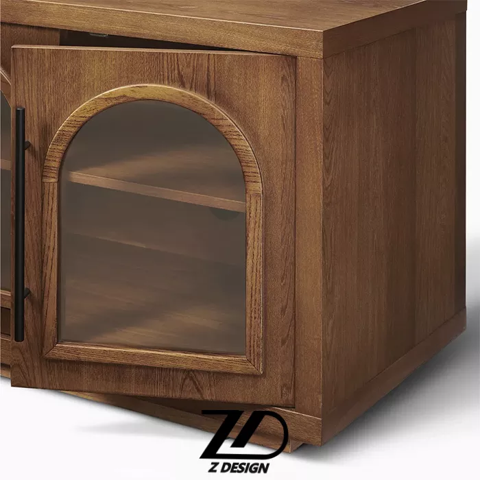 میز تلویزیون چوبی تتیس