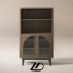 ویترین چوبی ﺗﺮﻧﺞ