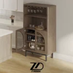 ویترین چوبی ﺗﺮﻧﺞ