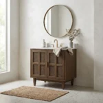 روشویی حصیر بامبو مدل نیکان