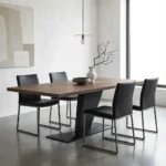 میز ناهارخوری تک‌پایه مدل لوییز