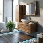 روشویی چوبی مدل برلیان