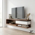 میز تلویزیون چوبی مدل وایت