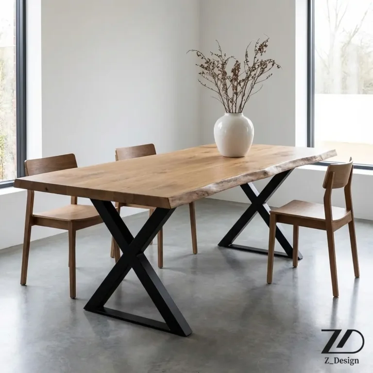 پایه فلزی میز ضربدری فری سایز