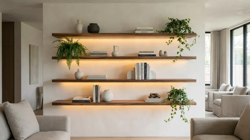 خرید انواع شلف و باکس دیواری چوبی + تنوع بالا (مینیمال و مدرن)