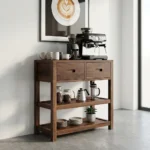 کافی بار چوبی مدل آﻻﻟﻪ