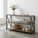 جاکفشی چوبی روستیک