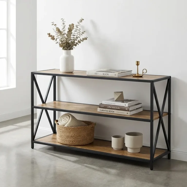 جاکفشی چوبی روستیک