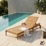 تخت کنار استخر شقایق