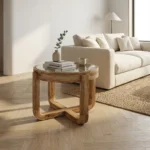 میز عسلی چوبی آروشا