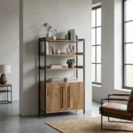 کتابخانه روستیک ساده