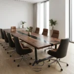 میز کنفرانس چوب و اپوکسی