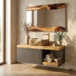 روشویی چوبی مدل کایزن