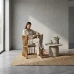 صندلی چوبی سلنا