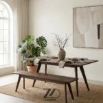 میز ناهارخوری نیمکتی یاریس