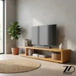 میز تلویزیون چوبی مانیار