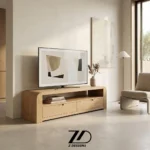 میز تلویزیون چوبی جدید الیسا