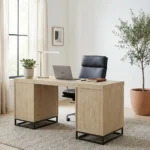 میز تحریر و اداری چوبی بتا