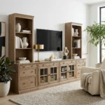 میز تلویزیون چوبی آریو