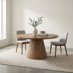 میز ناهارخوری شش نفره گرد ایلیا