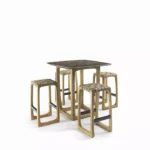 چهار پایه کانتر چوبی نیکو