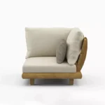 مبل ال راحتی تمام چوب مدل تینا