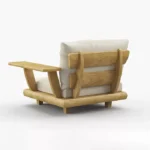 مبل ال راحتی تمام چوب مدل تینا