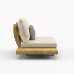 مبل ال راحتی تمام چوب مدل تینا