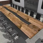 میز کنفرانس 20 نفره مدل شروین