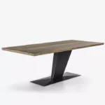 میز ناهارخوری تک‌پایه مدل لوییز