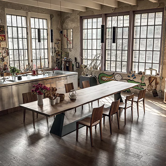 میز ناهار خوری 8 نفره مدل ناروش