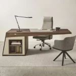 میز تک‌پایه چوبی مدل جلوه