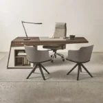 میز تک‌پایه چوبی مدل جلوه