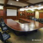 میز کنفرانس تمام چوب مدل فلورانس