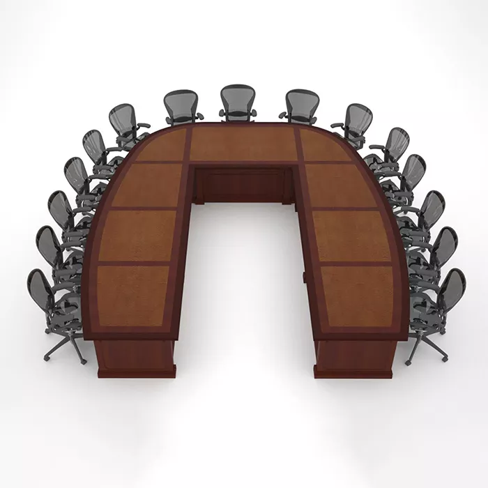 میز کنفرانس تمام چوب مدل فلورانس