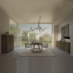 کنسول ایستاده چوبی مانلی