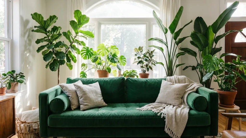 ۱۰ استراتژی دگرگونکننده برای چیدمان مبلمان سبز در دکوراسیون منازل شیک
